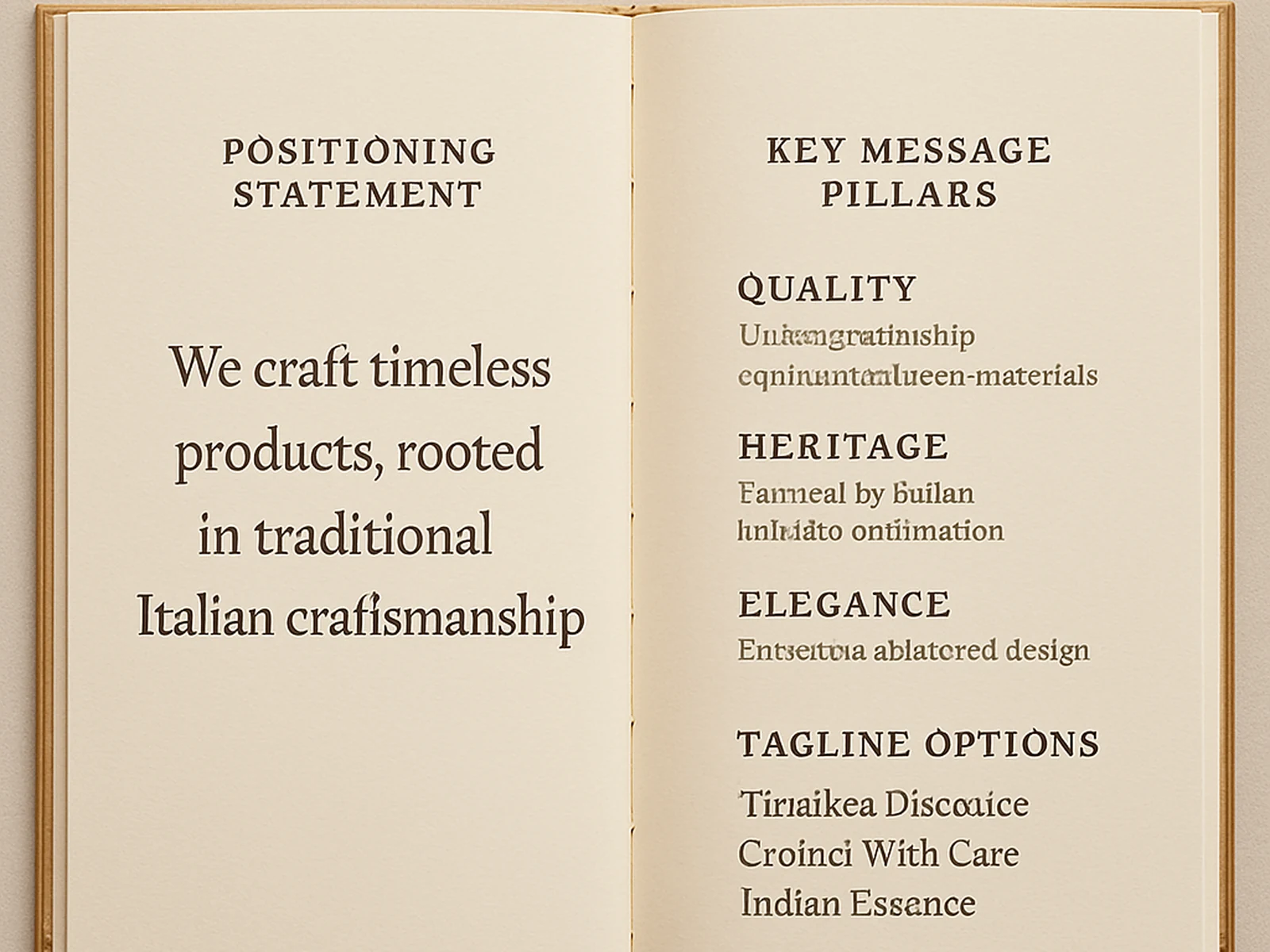 Brand Story & Messaging